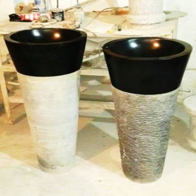 TWO SHADED POLISHED SINK